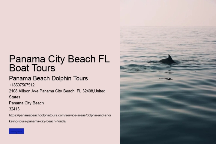 Panama City Beach FL Boat Tours